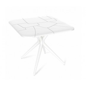 Стол Sheffilton SHT-TU30/TT30 83/83 артикул SHT-СП01 белый/белый